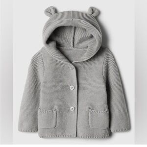 Gap Baby Bear Garter Cardigan gray 18/24m